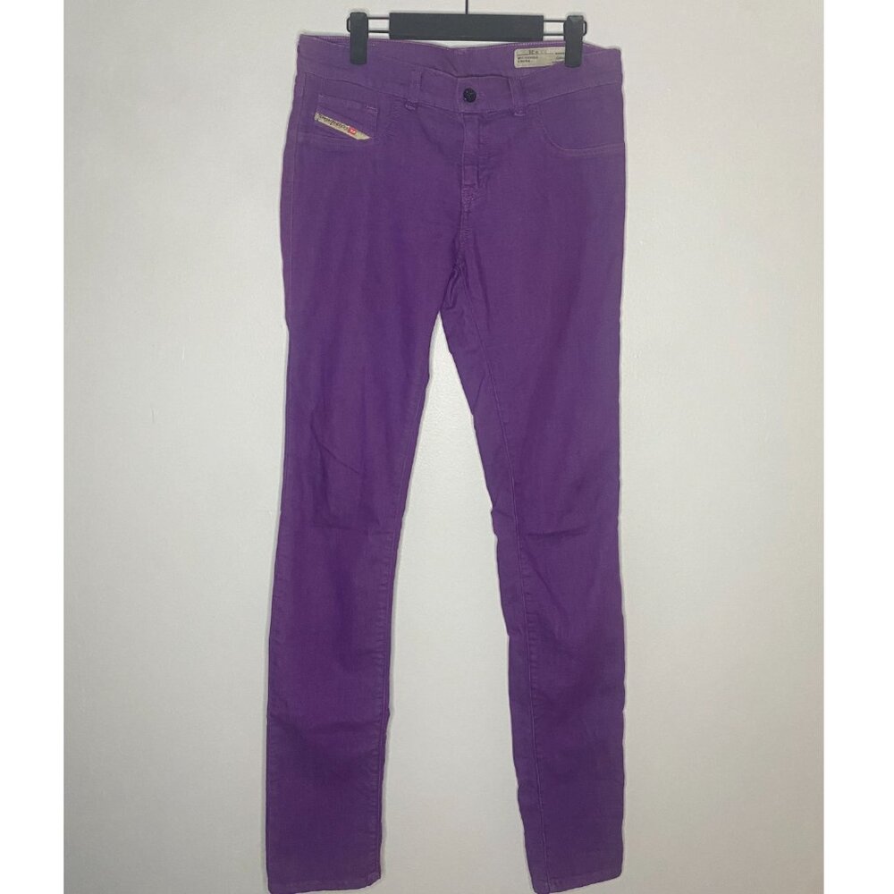 Diesel Purple Livier Stretch Super Slim-Jegging - Size W 31